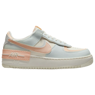 Shop Nike Womens  Air Force 1 Shadow In Sail/barely Green