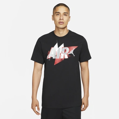 Shop Jordan Mens  Jumpman Air Gfx T-shirt In Black