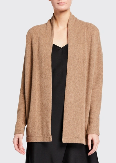 Shop Vince Cashmere Open-front Cardigan In H Chestnut