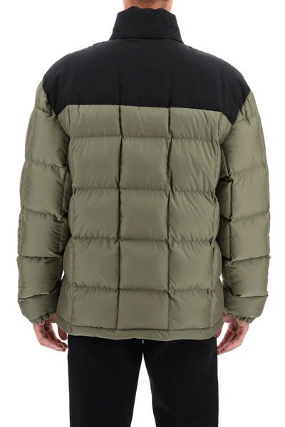 Marcelo Burlon County Of Milan Marcelo Burlon Cross Two-tone Down Jacket In Mixed Colours