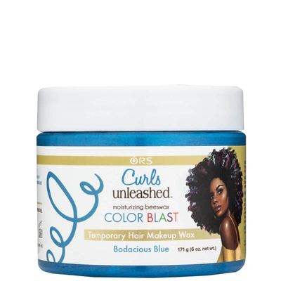 Shop Ors Curls Unleashed Colour Blast Temporary Hair Makeup Wax - Bodacious Blue