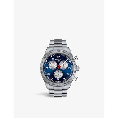 Shop Tissot T131.617.11.042.00 Prs 516 Stainless Steel Quartz Watch In Silver