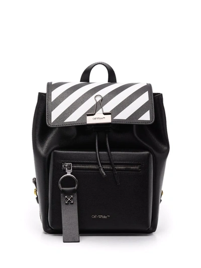 Shop Off-white Diag Two-tone Backpack In Black