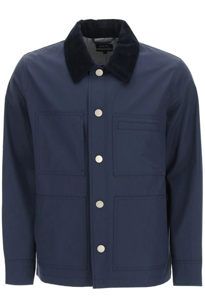 Shop Apc A.p.c. Andre Jacket In Blue