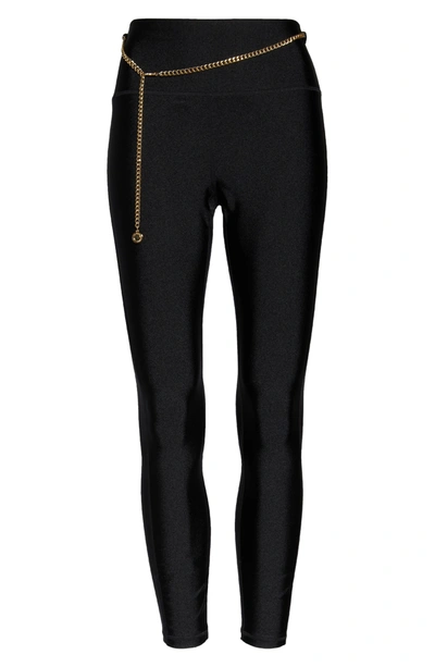 Shop Weworewhat We Wore What Chain High Waist Leggings In Black
