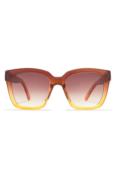 Shop Vince Camuto 65mm Square Sunglasses In Brown