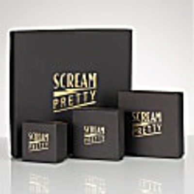 Scream Pretty Gold Crocodile Stud Earrings With Green Eyes In Stud