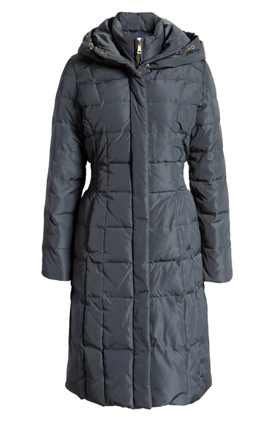 Shop Cole Haan Signature Cole Haan Bib Insert Down & Feather Fill Coat In Graphite