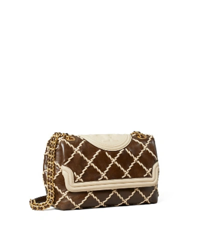 Tory Burch Fleming Soft Whipstitch Convertible Shoulder Bag In Cold Brew |  ModeSens