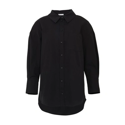 Shop Anine Bing Mika Shirt In Black