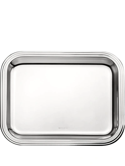 Shop Christofle Albi 26cm X 20cm Silver-plated Rectangular Tray