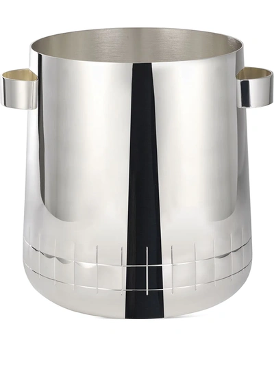 Christofle Graphik Silver-plated Champagne Cooler In Silver