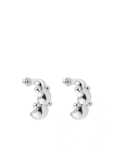 Shop Christofle Perles Sterling Silver Earrings