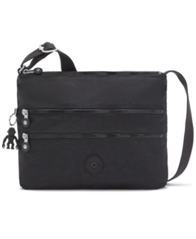 Shop Kipling Handbag Alvar Crossbody Bag In Black Noir