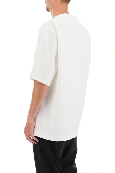 Shop Dolce & Gabbana Oversize Logo T-shirt In White