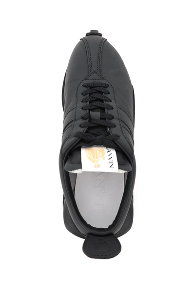 Shop Lanvin Bumper Sneakers In Black