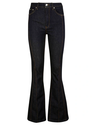 Shop Dolce & Gabbana Flared Cuffs Jeans In Denim