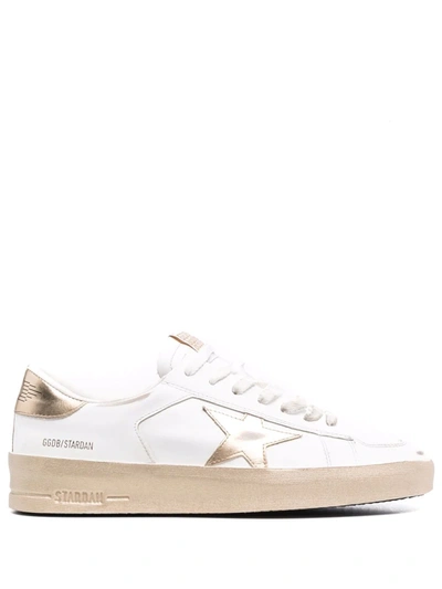 Shop Golden Goose Stardan Low-top Sneakers In Weiss