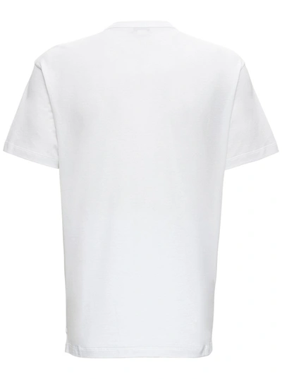 Shop Alexander Mcqueen White Cotton T-shirt With Print