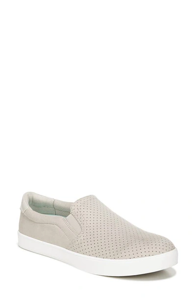 Shop Dr. Scholl's Madison Slip-on Sneaker In Light Grey Perforated Fabric
