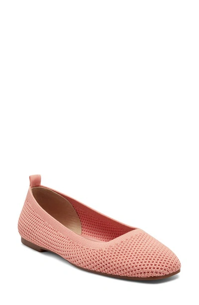 Shop Lucky Brand Daneric Ballet Flat In Canyon Clay Leather