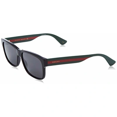 Gucci Grey Square Mens Sunglasses Gg0340s 006 58 In Black / Grey | ModeSens