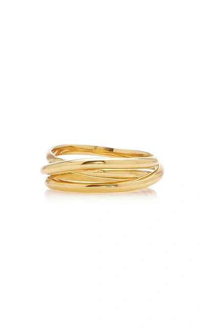 Shop Maria Black Women's Emilie Gold-plated Wrap Ring