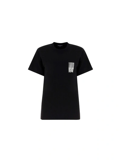 Shop Balenciaga T-shirt In Black/white