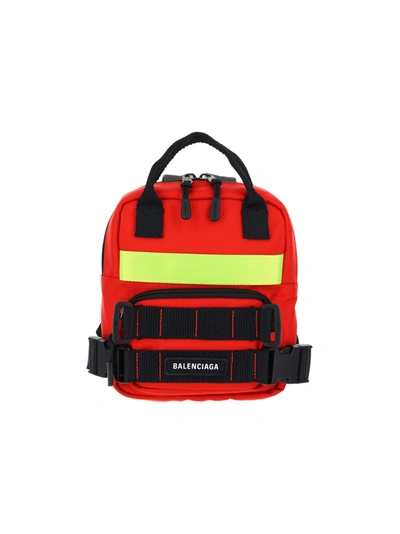 Shop Balenciaga Backpack In Bright Red