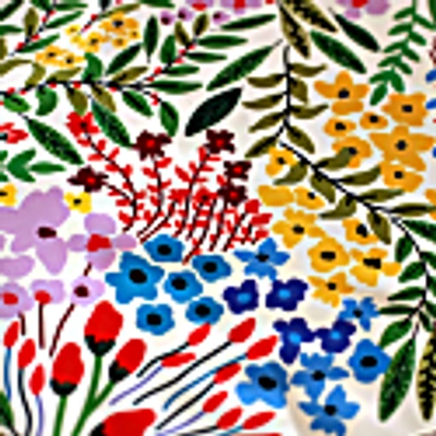 Jessie Zhao New York Silk Scarf Of Blooms In Silk