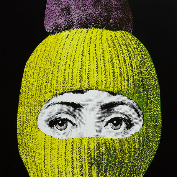 Fornasetti Lux Gstaad wooden panel - Green