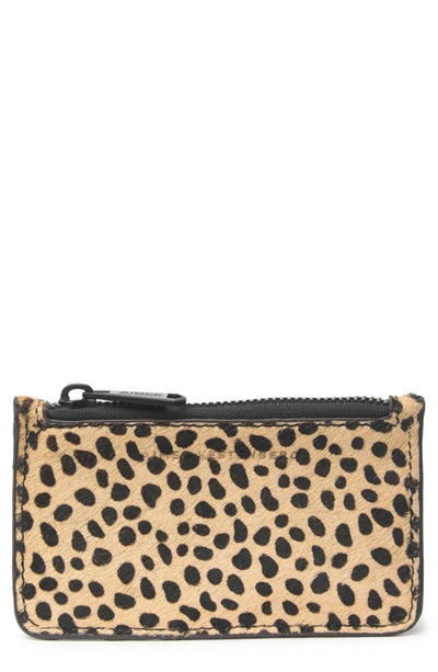 Shop Aimee Kestenberg Melbourne Leather Wallet In Baby Cheetah Haircal