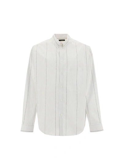 balenciaga poplin pinstripe shirt