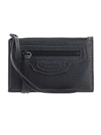 Shop Balenciaga Neo Classic Cardholder In Black