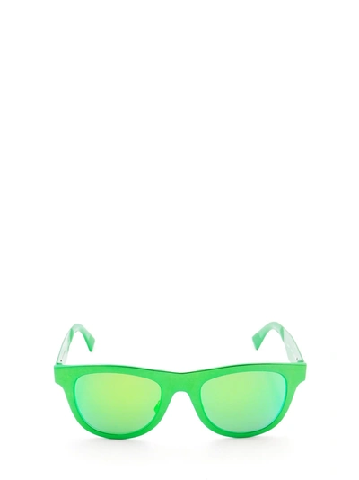 Shop Bottega Veneta Eyewear Wellington Sunglasses In Green