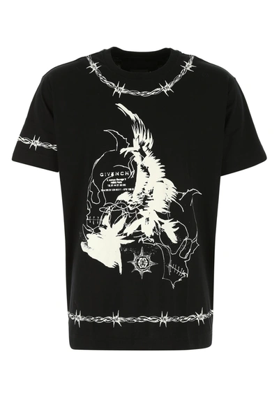 Shop Givenchy Black Cotton T-shirt  Nd  Uomo S
