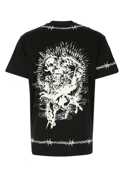 Shop Givenchy Black Cotton T-shirt  Nd  Uomo S