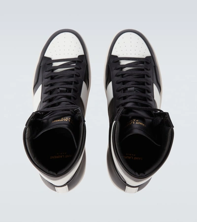 Shop Saint Laurent Court Classic Sl/10h Sneakers In Black