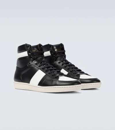 Shop Saint Laurent Court Classic Sl/10h Sneakers In Black