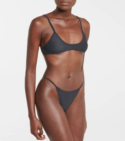 Tropic Of C Rio Bikini Top In Black