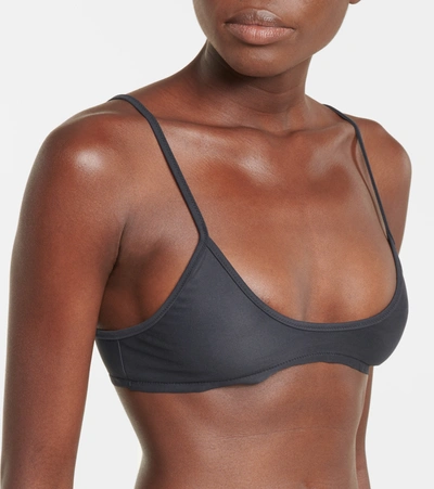 Tropic Of C Rio Bikini Top In Black