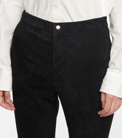 Isabel Marant Amaya Wool-twill Tapered Pants In Black