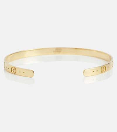 Shop Gucci Icon 18kt Gold Bracelet