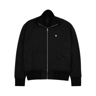 Shop Givenchy Black Jersey Track Jacket