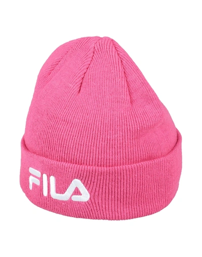 Shop Fila Hats In Fuchsia