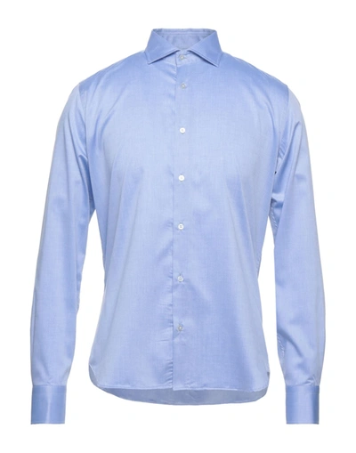 Shop Alessandro Boni Shirts In Blue