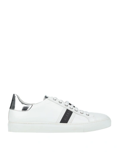 Shop Alessandro Dell'acqua Sneakers In White