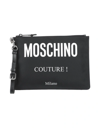 Shop Moschino Handbags In Black