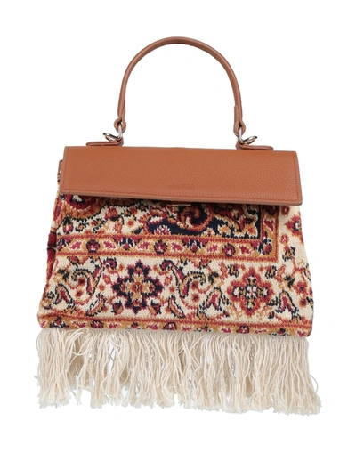 Shop Mia Bag Handbags In Tan