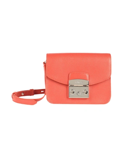 Shop Furla Handbags In Orange